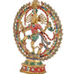 Brass Natraj Lord Shiva Dancing Natraj Brassl Idol Statues Multicolor (Height: 24 inch)