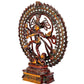 Brass Nataraja Natraj Shiv Murti in OM (AUM) - Brass Sculpture Height 20 inch