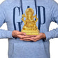 Brass Lord Ganesha Ganpati Idol Vinayak Religious Statue Brass Murti (Height 7 Inch)