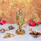 Brass Lord Vishnu Standing Statue, Height 12 inches I Home Decor