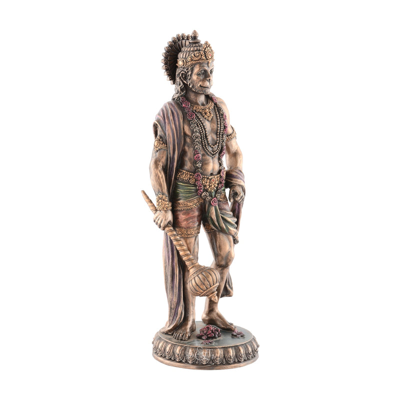 Bonded Bronze Large Hanuman Idol (Height: 27 cm)