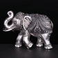 Bronze Elephant Figurine Best gifts (Silver)