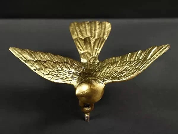 Brass Eagle Figurine Wall Decor (Height : 4 Inches)