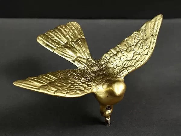 Brass Eagle Figurine Wall Decor (Height : 4 Inches)