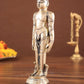 Brass Mahavir Ji Jain God Standing Statue (Height: 8 inches)