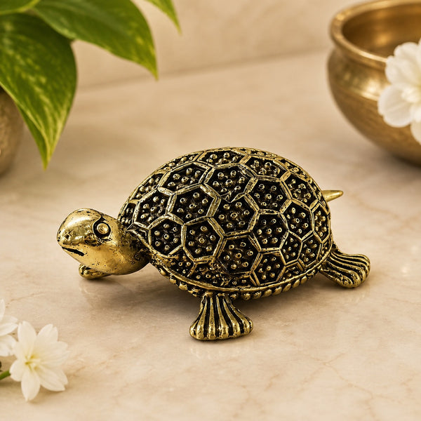 Brass Turtle Statue – Symbol of Prosperity, Stability & Good Fortune