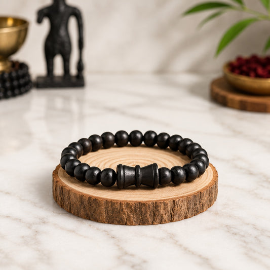 Karungali Damru Bracelet – Includes Complimentary Karungali Bracelet