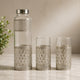 German Silver Glass Bottle Set with Premium Gift Box Packaging | Elegant Glass Bottle Set for Gifting