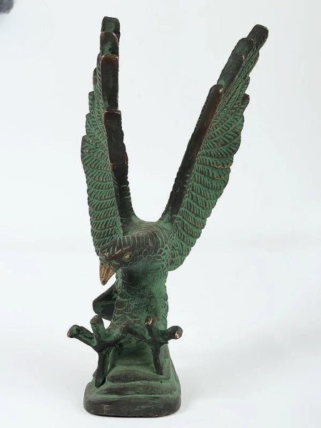 Brass Green Patna Eagle Sculpture (Height : 8 Inches)