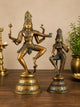 AONA Brass Shiva Parvati Dance Sculpture