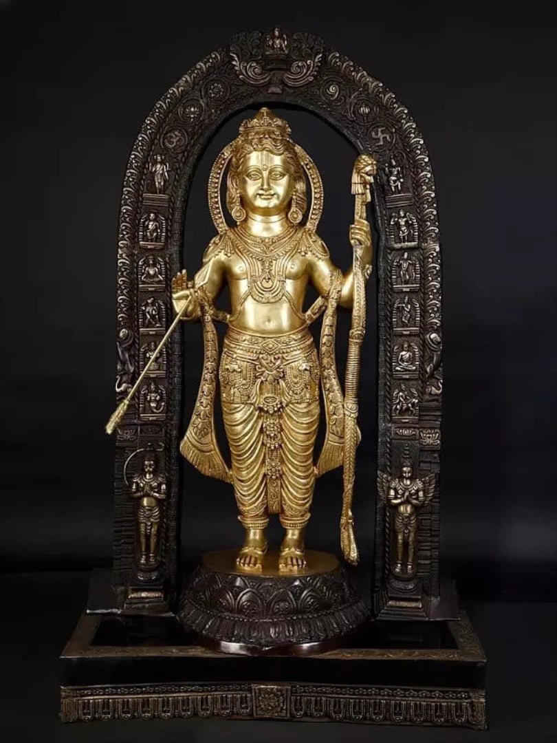 AONA Brass Large Size Ram Lalla Statue