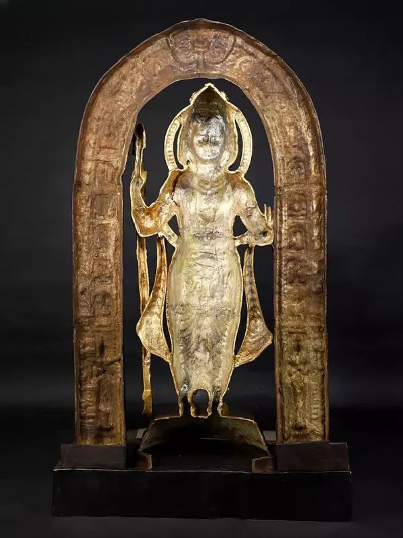 Brass Large Size Ram Lalla Statue (Height: 53 Inches)