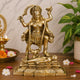AONA Brass Goddess Kali Idol with Lord Shiva – Divine Murti for Temple Pooja, Spiritual Décor & Elegant Showpiece 