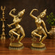 AONA Elegant Brass Dancing Shiva Parvati Statue