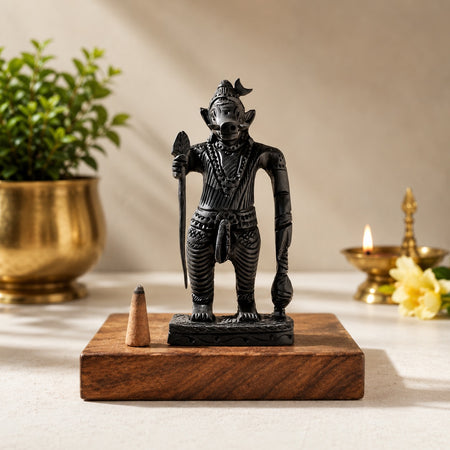 Handcrafted Karungali Varaha Swamy Idol – Ebony Wood