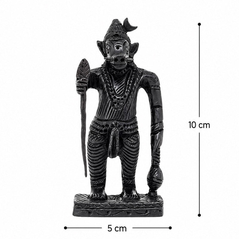 Handcrafted Karungali Varaha Swamy Idol – Ebony Wood