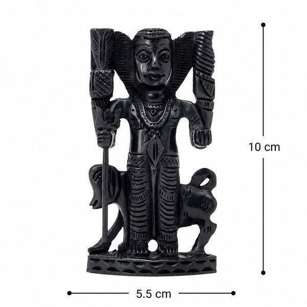 Sacred Karungali Lord Vamana Statue Entryway Setting
