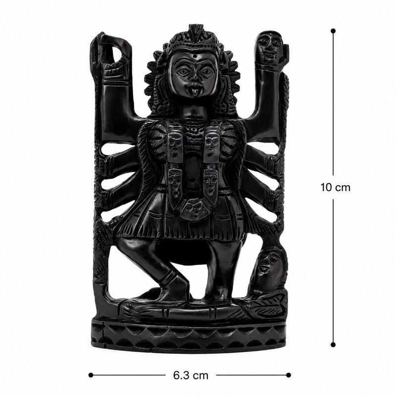 Divine Kali Devi Idol in Karungali Wood