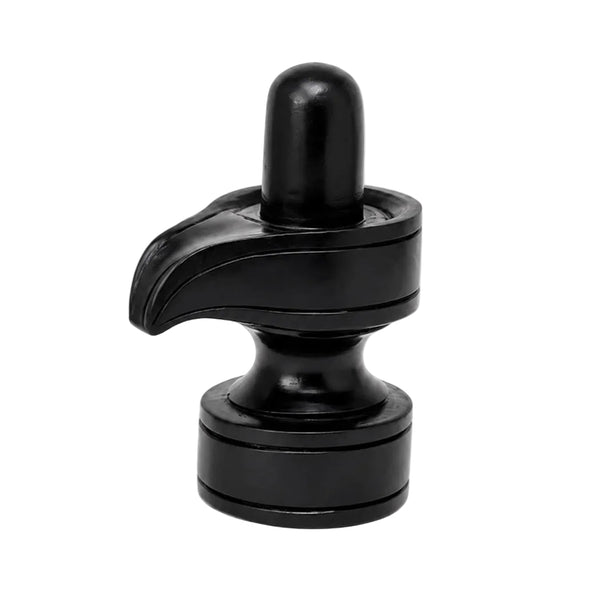 Sacred Karungali Shivling Idol – Natural Ebony Wood (Height: 2.7 Inches) Entryway Setting
