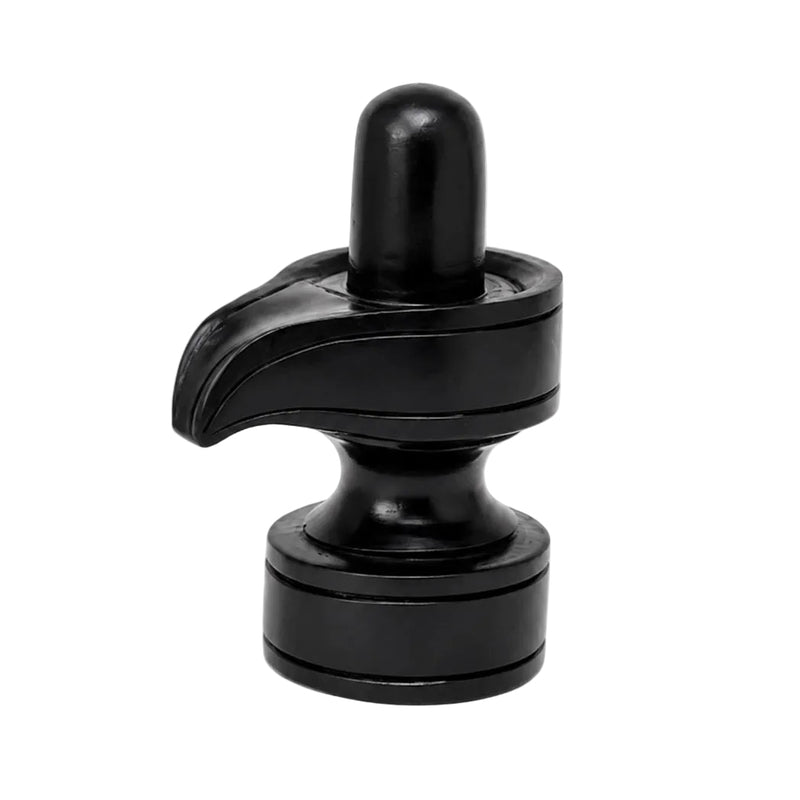 Sacred Karungali Shivling Idol – Natural Ebony Wood (Height: 2.7 Inches)
