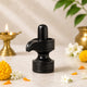 Sacred Karungali Shivling Idol – Natural Ebony Wood (Height: 4 Inches)