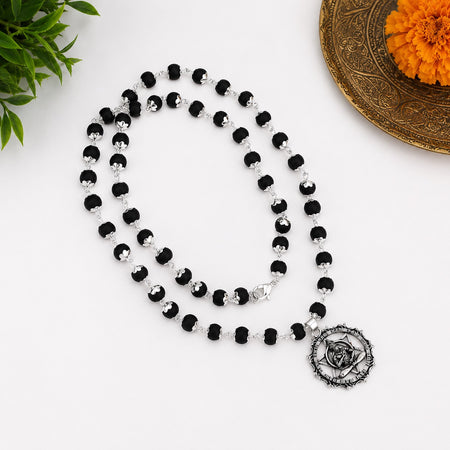 Karungali Silver Pavanputra Yantra Pendant