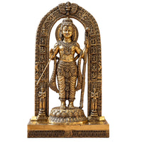 Brass Ayodhya Ram Lalla Idol | Grand Lord Ram Statue for Temple (Height: 53 Inches)