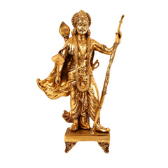 Brass Ram Idol | Premium Solid Brass Statue | 24 Inches Tall | Traditional Hindu Deity Sculpture for Home & Temple Décor (Height: 24 Inches)