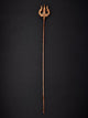 Large Copper Trishul of Lord Shiva (Height: 60 Inches)