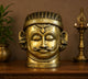 Brass Shiva Mukhlingam – Fine Crafted Heavy Solid  Idol for Home Temple, Pooja & Spiritual Décor (Height:12 Inches)