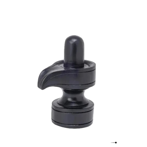 Sacred Karungali Shivling Idol – Natural Ebony Wood (Height: 1 Inches) Entryway Setting