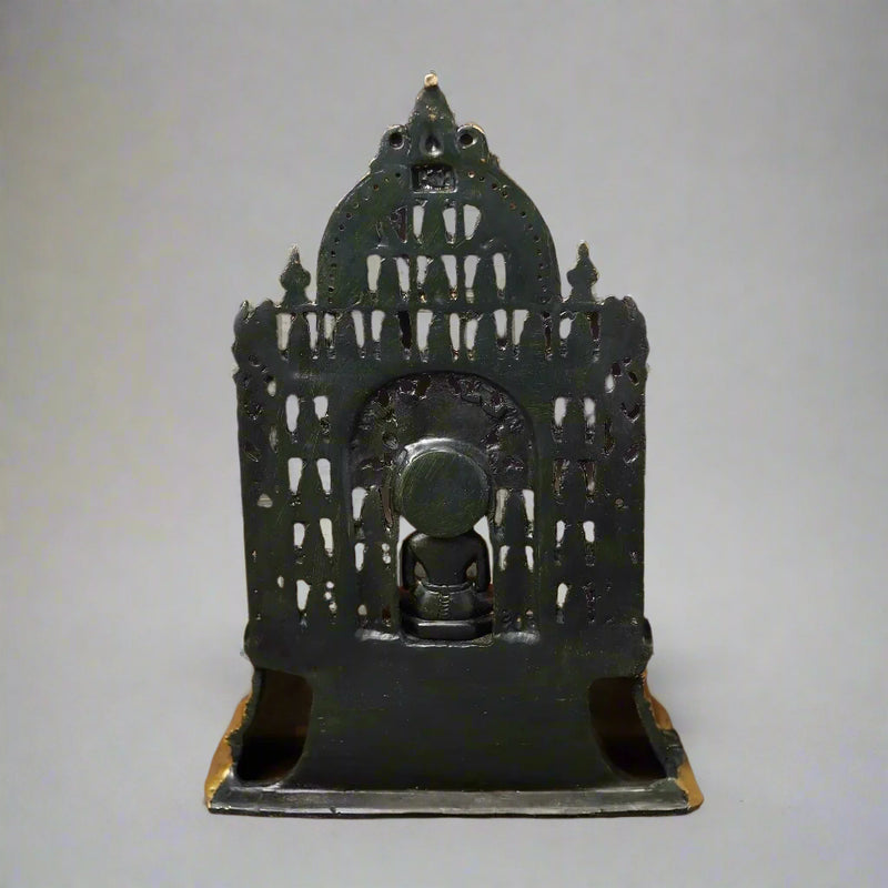 Brass Mahavir Swami 24 Tirthankar Hand Painted (Height: 12 Inches)