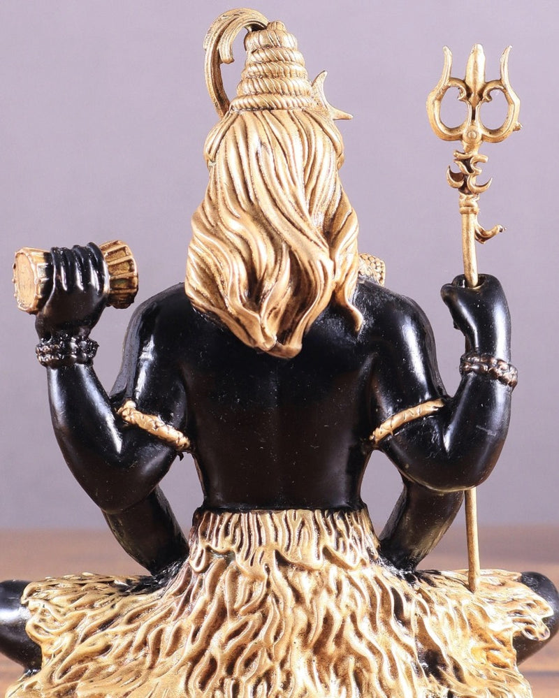 Brass Superfine Lord Shiva in Dhyaan Mudra Murti (Height:6 Inches)
