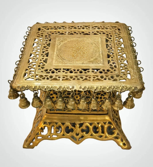Brass Decorative Table Stand (Height:11 Inches)