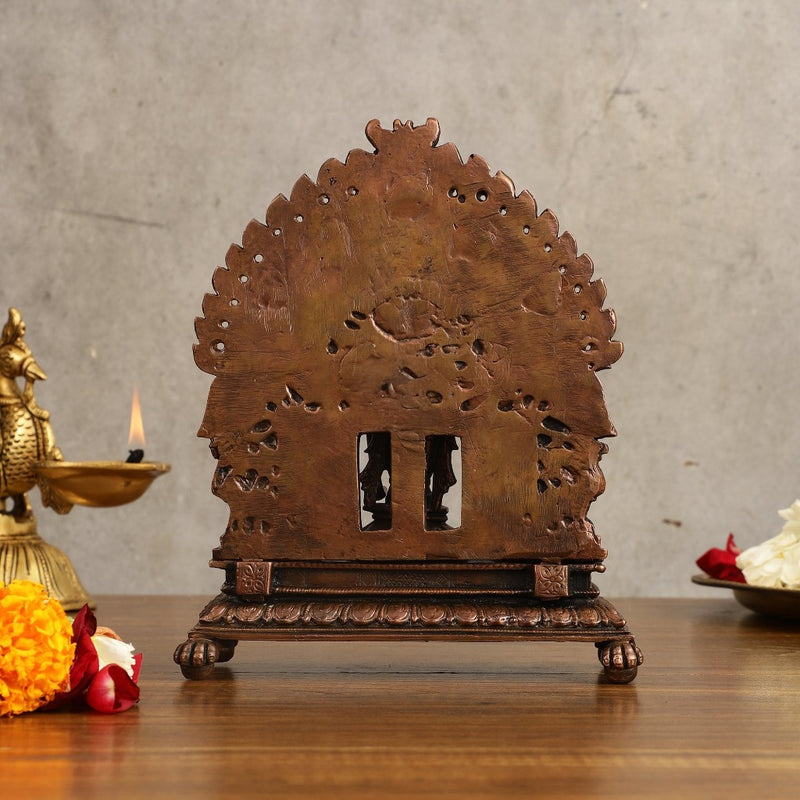 Copper Ram Darbar Idol (Height: 7 inch)