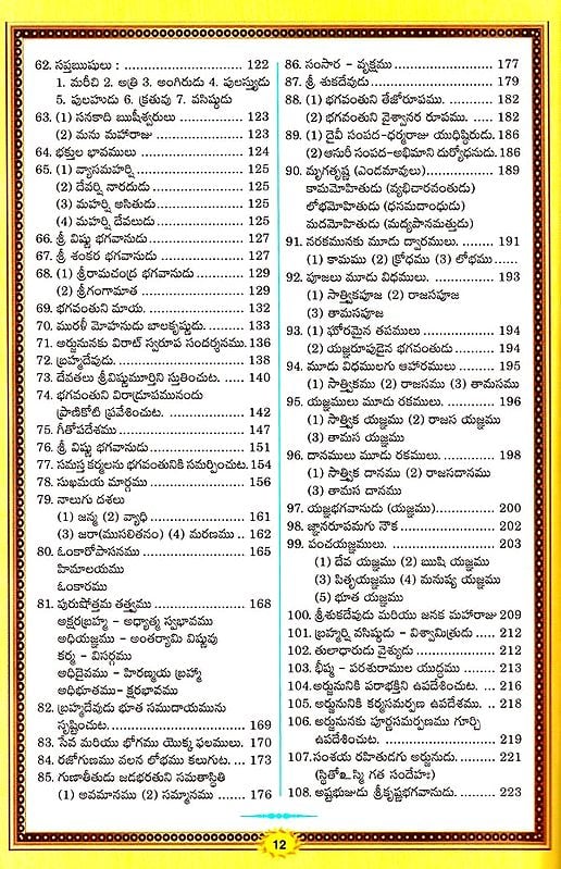 శ్రీమద్భగవద్గీత (సచిత్ర - శ్లోక - తాత్పర్య సహితము)- Srimad Bhagavad Gita Illustrated with Verses (Telugu)
