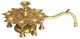 AONA Brass Table Decor 9 Wicks Deepak