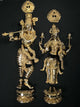AONA Brass Radha Krishna Wall Hanging Idol