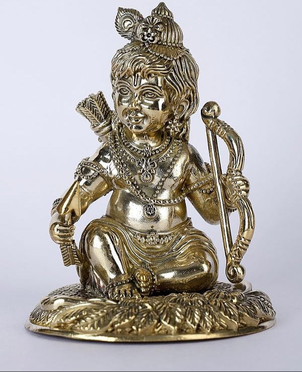 AONA Superfine Brass Ram Lalla Murti 