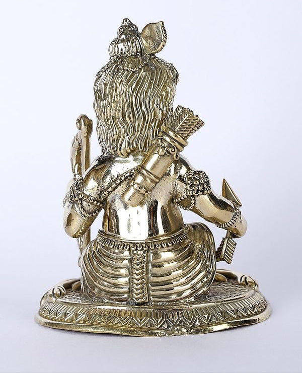 Superfine Brass Ram Lalla Murti (Height :5 Inches)