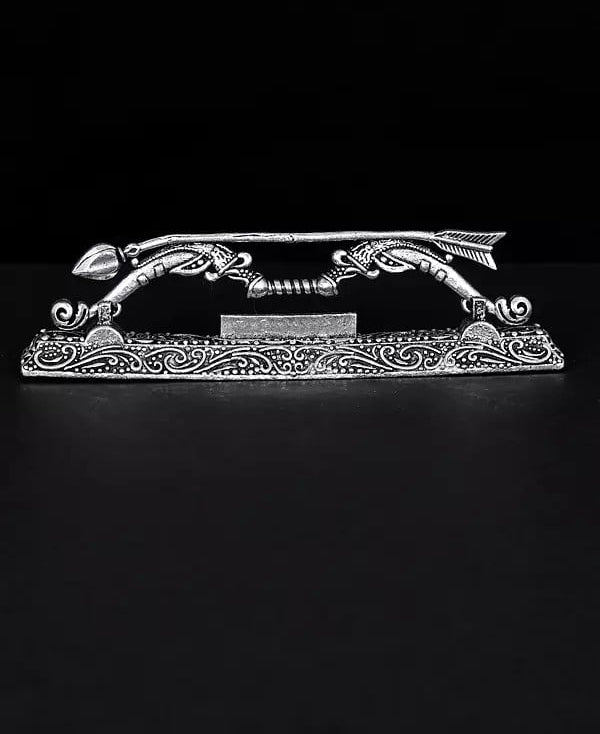 Small Brass Superfine Shri Ram's Dhanushe (Height :4 Inches)