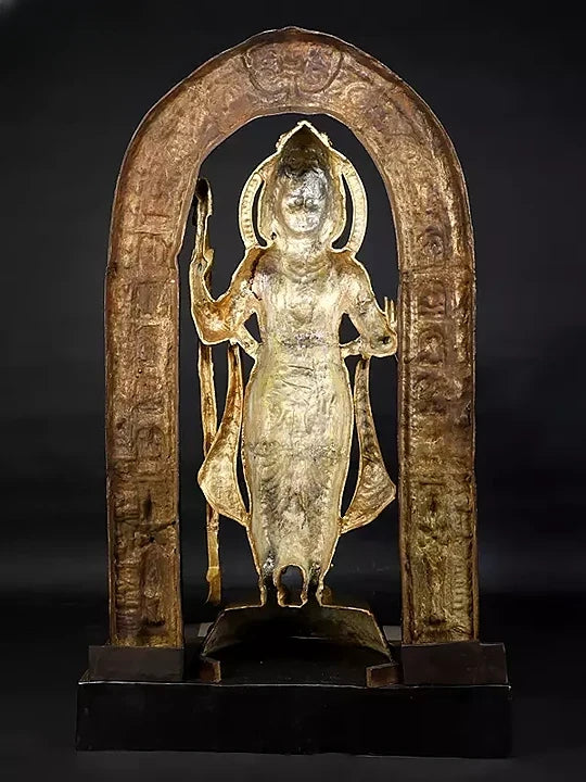 Brass Large Ram Lalla Statue (Height: 53 Inches)