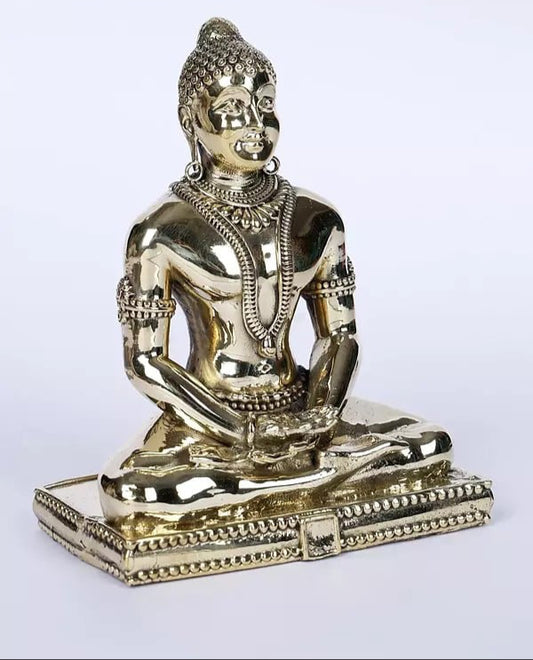 Superfine Brass Mahavir Jain Idol (Height :4 Inches)