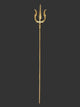Handcrafted Brass Trishul of Lord Shiva (Height: 36 Inches)