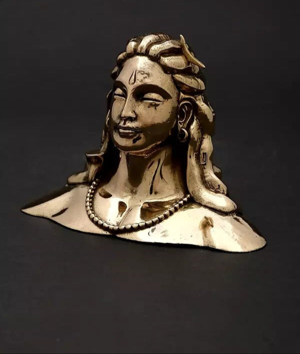 Small Superfine Adiyogi Shiva Idol (Height : 2.5 Inches) Study Setting