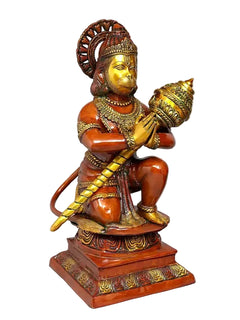 Large Shri Ram Darbar Brass Statue Set of Four | Exquisite Handcrafted Hindu Deity Sculptures for Temple, Home & Spiritual Decor (Height:40 Inches)