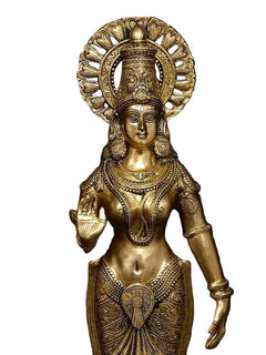 Large Shri Ram Darbar Brass Statue Set of Four | Exquisite Handcrafted Hindu Deity Sculptures for Temple, Home & Spiritual Decor (Height:40 Inches)