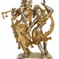 Handmade Brass Statue of Dancing Radha Krishna 16 Inches