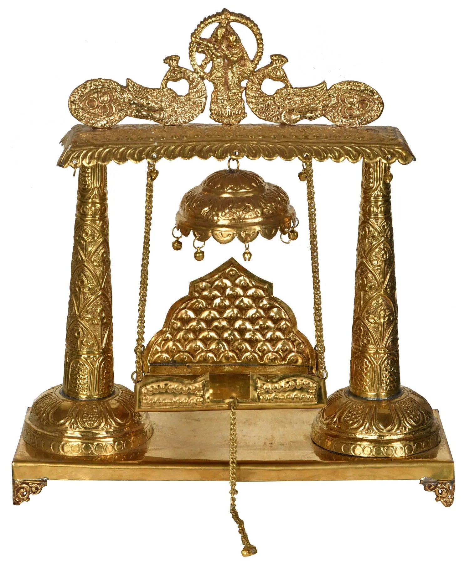 Handmade Brass Swing for Your Favourite Deity 14 Inches