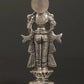 Small Silver Brass Statue of Radha Ji | 5 inches